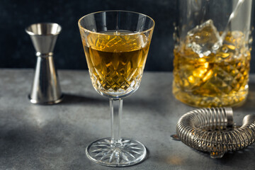 Boozy Refreshing Bijou Gin Cocktail