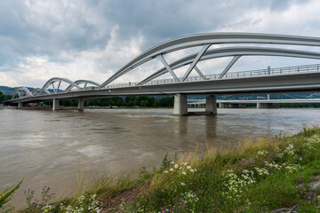 Neue Donaubrücke in Linz Oberösterreich