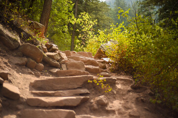 Fototapeta premium Natural Rock Stairs