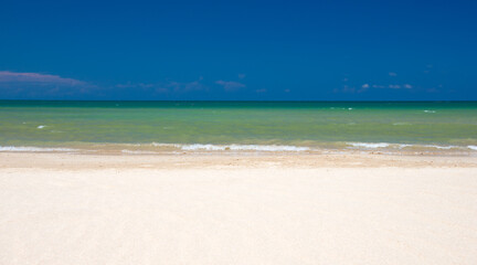 beautiful beach and tropical sea