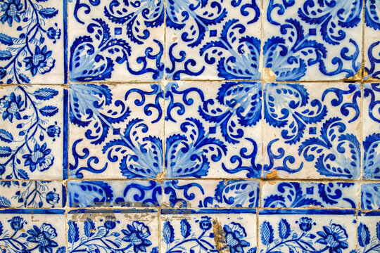 Typical portuguese azulejos