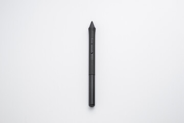 Graphic tablet on white background