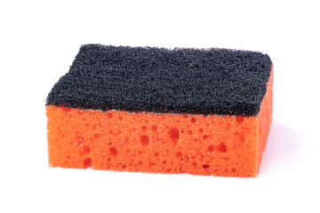 Kitchen sponge asolated on a white background