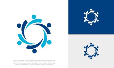 Human Resources Consulting Company, Global Community Logo	