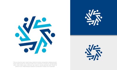 Human Resources Consulting Company, Global Community Logo	