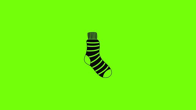 Man sock icon animation
