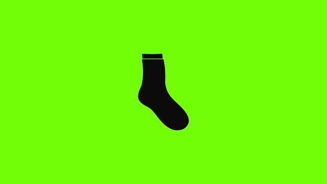Boy sock icon animation