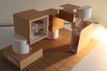 building  architecture   maqueta model