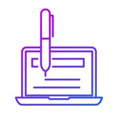 Online agreement icon