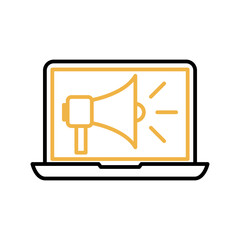 Online advertising icon