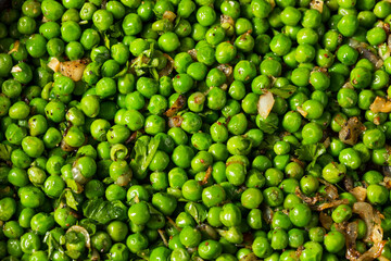 Healthy Homemade Sauteed Green Peas