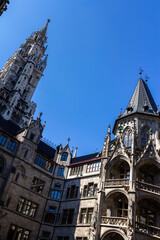 Fototapeta premium Neues Rathaus, the New Town Hall of Munich