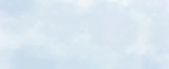 Light blue watercolor background hand-drawn with copy space for text	
