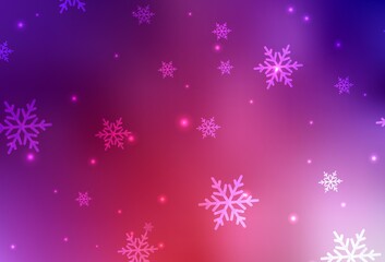 Light Pink, Red vector texture in birthday style.