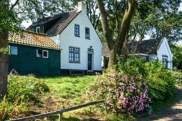 Pumping station and service house near the marina in Eemnes.