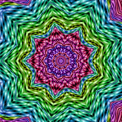 Abstract colorful polygonal graphic 