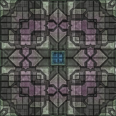 3d effect - abstract geometric pattern