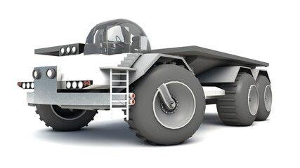 3d illustration of Concept vehicle