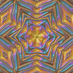 3d effect - abstract hexagonal graphic 