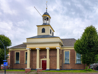 Fototapeta na wymiar Waterstaatkerk aan de Deldenerstraat in Hengelo