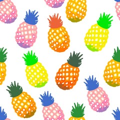 seamless pattern with fruits