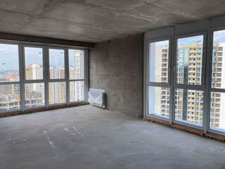 building is a new house for the installation Interior construction of housing