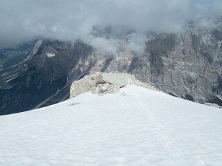 Fototapeta na wymiar landscape od italian dolomites in south tirol arounf monte antelao