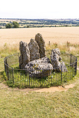 The Rollright Stones, Warwickshire UK - This portal dolmen burial chamber probably dates from...
