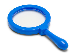 Blue Plastic Magnifying Glass