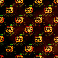 Apple borer pattern pixel art. Pixel art Apple borer pattern. Horror background. Halloween pattern.