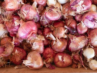 onion, red, food, freshness, vegetable, organic, close-up, vegetarian, garlic, healthy eating, spice, nature, vegetarian food, backgrounds, ripe, agriculture, cooking, gold, yellow, open air market, a - 446335405