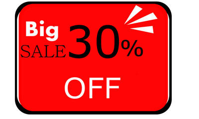 promotional sample 30% off  for stores, departments and events with several discounted products
