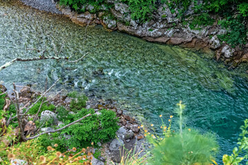 Beautiful Canyon of Moraca river, Montenegro or Crna Gora, Balkan, Europe