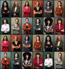 Portraits of 14 beautiful commercial powerfull women