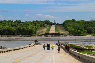 May 26, 2019 Spencer Dam Nebraska after the dam broke Boyd County and Holt County by 281 highway...