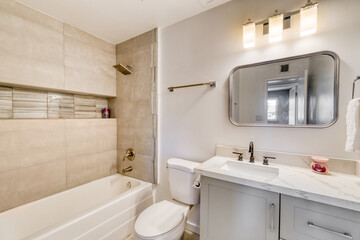 modern bathroom interior