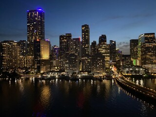 Fototapeta na wymiar Miami at Night