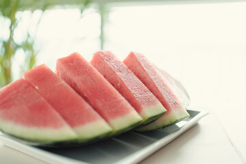 slices of watermelon