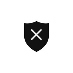 shield flat icon vector illutration