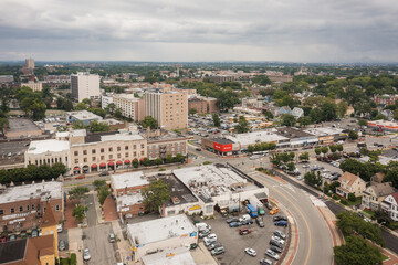 Aerial of East Orange New Jersey 