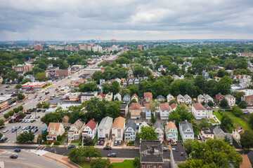 Aerial of East Orange New Jersey 