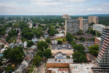 Aerial of East Orange New Jersey 