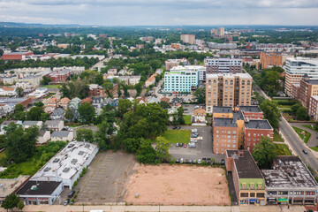 Obraz premium Aerial of East Orange New Jersey 