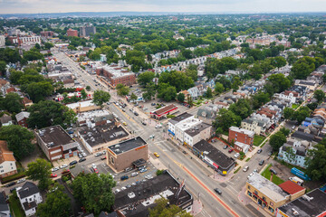 Fototapeta premium Aerial of East Orange New Jersey 