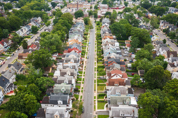 Aerial of East Orange New Jersey 
