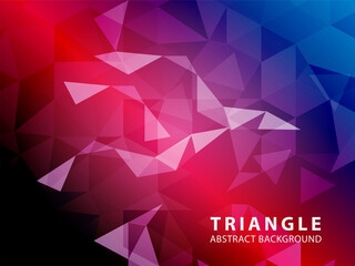 Vector of modern abstract triangular background - Vector