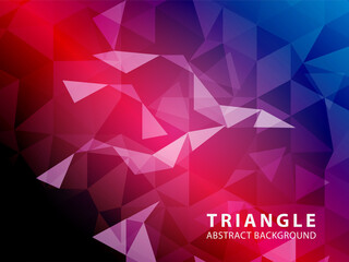 Vector of modern abstract triangular background - Vector