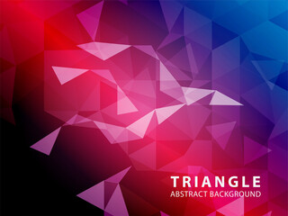 Vector of modern abstract triangular background - Vector