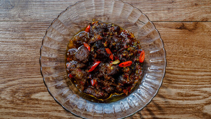 Beef Fried with Chilli or Daging Berlado
