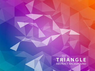 Vector of modern abstract triangular background - Vector